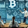 badanie przedstawiające naukowców i kryptowaluty