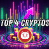 Catzilla na czele TOP 4 kryptowalut.
