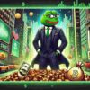 Grafika promująca Wall Street Pepe.
