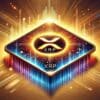 Logo XRP na chipie.