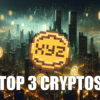 XYZ w TOP3 kryptowalut, w tle panorama miasta.