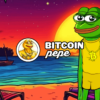Grafika promująca Bitcoin Pepe.