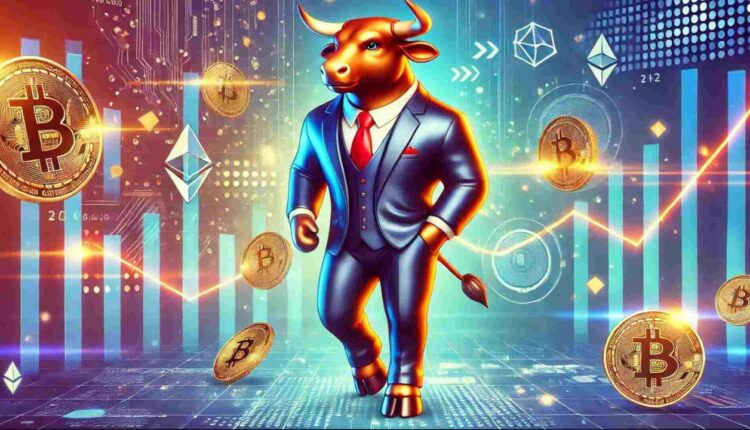 Grafika promująca BTC Bull.