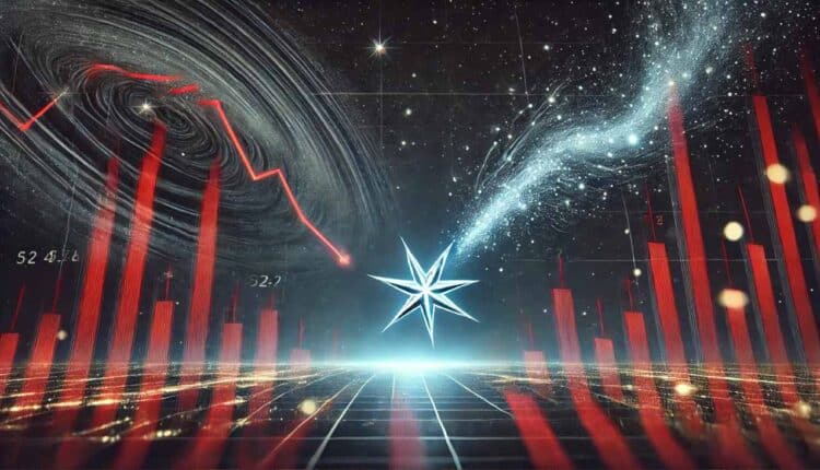 Ten altcoin to spadająca gwiazda. Cena leci w dół, a inwestorzy odwracają się plecami