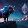 Samotny byk Ethereum.