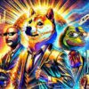 Grafika promująca Wall Street Pepe.