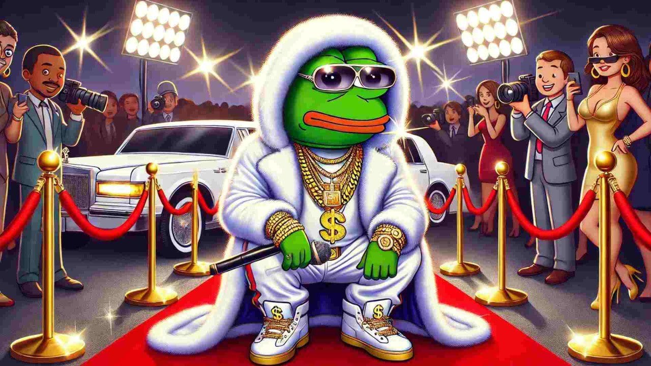 Grafika promująca Wall Street Pepe.