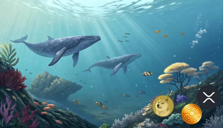 Dogecoin i XRP vs. MTAUR – nieoczekiwana zmiana preferencji wielorybów