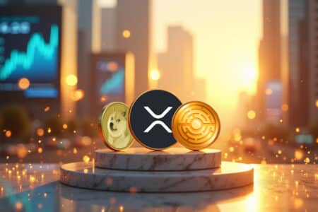 Kwiecie dla tych trzech monet? XRP z szansami na 820%, DOGE w górę o 1160%, a MTAUR z potencjałem na 10 000%
