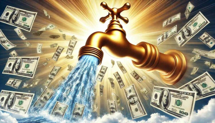 Kran z pieniędzmi odkręcony. Kurs Bitcoina zacznie rosnąć?