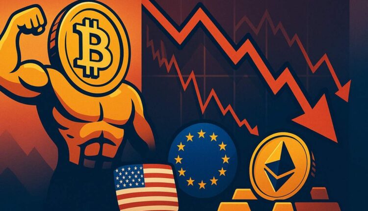 Bitcoin rośnie, akcje USA bez zmiany kierunku, a rozmowy celne z UE utknęły w martwym punkcie. Co dalej?