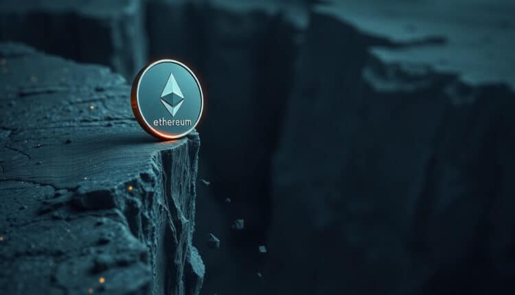 Ethereum czeka krach? ‘Udział ETH w rynku jest najniższy w historii’. Oto możliwy poziom