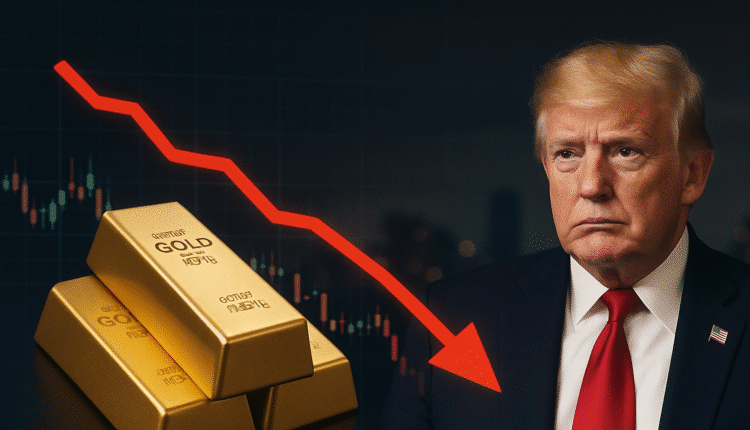 Złoto poniżej 3300 dolarów po zaskakujących wypowiedziach Trumpa