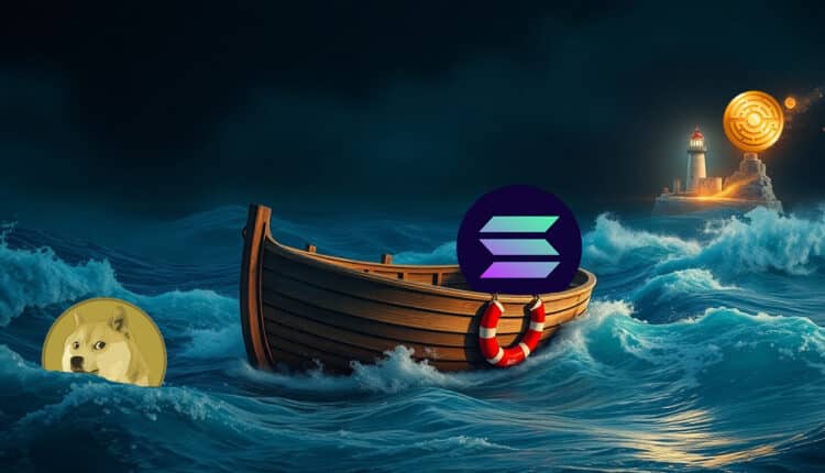 Eksperci uważają, że DOGE spadnie, a SOL może wzrosnąć, jeśli utrzyma strefę wsparcia. MTAUR bezpieczną przystanią podczas burzy?