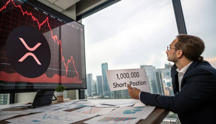 Znany trader przewiduje, że XRP doświadczy największego krachu wśród głównych kryptowalut i otwiera krótką pozycję na kwotę 1 mln USD