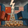 kontenery z krajów, jakimi są Chiny i USA