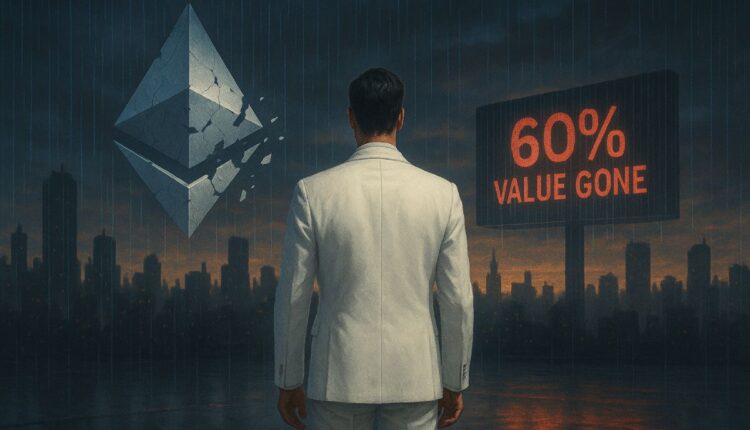 Ethereum się sypie? 60% wartości zniknęło, ale znany ekspert ma na to plan. Nawet nie mrugnął
