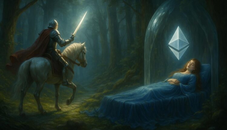 Ethereum jak Śpiąca Królewna. Rycerz na białym koniu właśnie podjechał? Analitycy widzą impuls