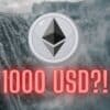 Ethereum na tle wodospadu.