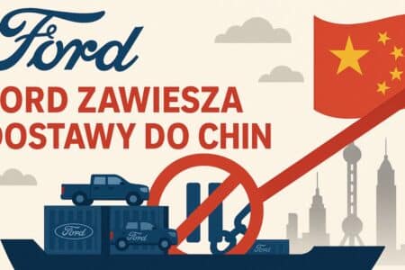 Ford zawiesza dostawy do Chin. 'To zły omen’. Czarne chmury nad światowym handlem?