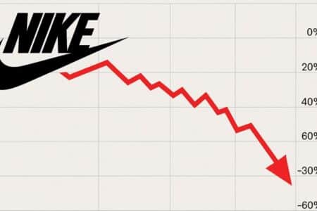 Krach akcji Nike, kurs najniżej od 2017 roku. Pierwsza ofiara wojny handlowej?