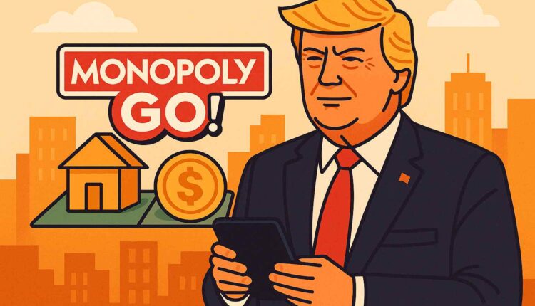 Trump pracuje nad własną grą kryptowalutową w stylu Monopoly GO!