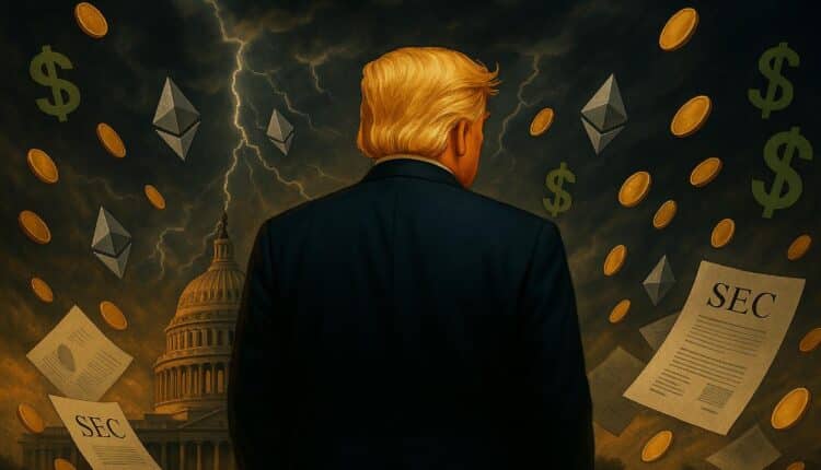 Burza nad krypto imperium Trumpa! Ustawia rynek pod siebie? Kongres wzywa SEC do tablicy