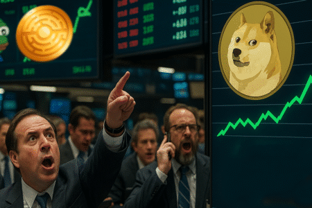 Dogecoin na skraju byczego przełomu. Co dzieje się z innymi memcoinami?