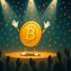 Bitcoin w konfetti