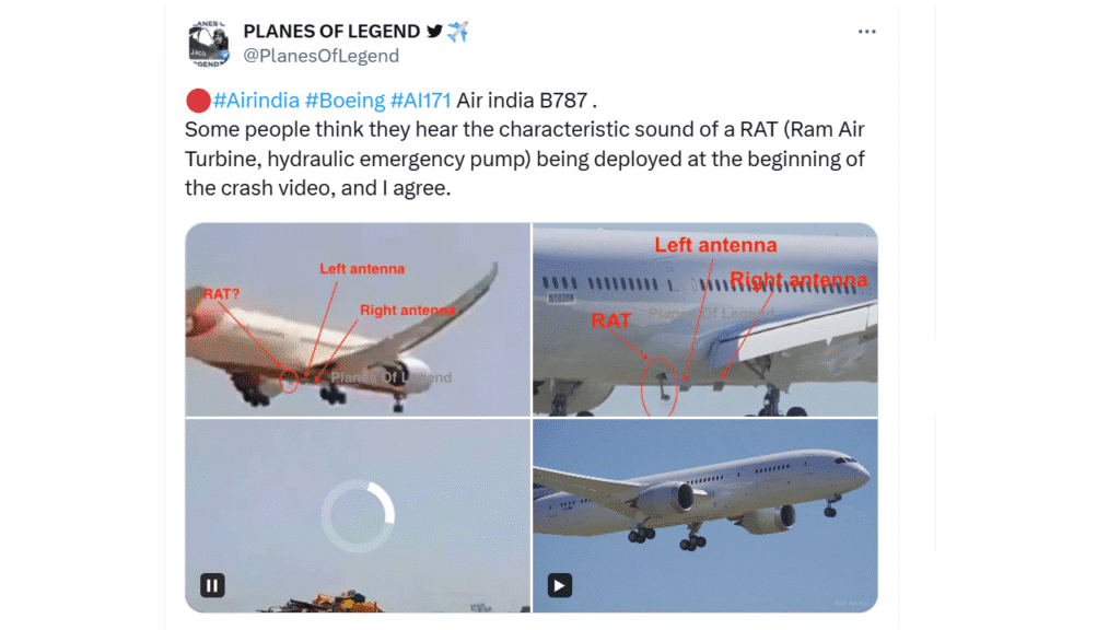 Boeing – Air India crash I