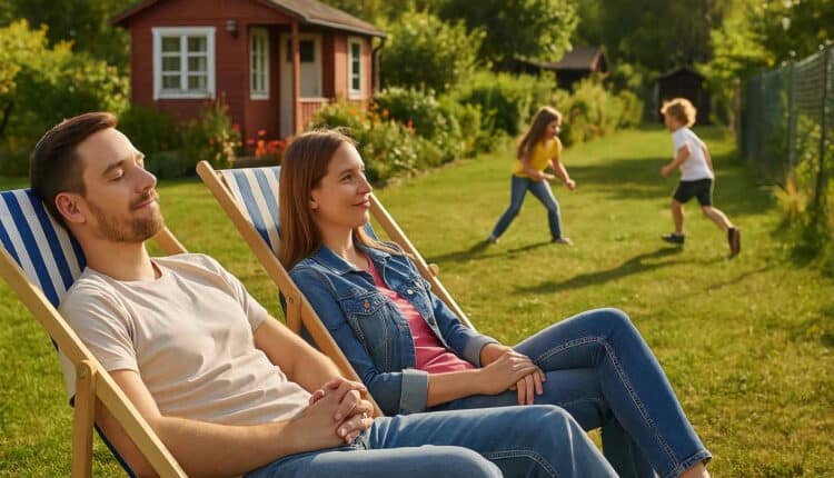 małżeństwo na działce