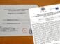 Raport OBWE, w tle karta do głosowania.