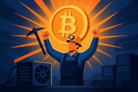 Samotny górnik bitcoina zgarnia wszystko! Setki tysięcy dolarów w kieszeni
