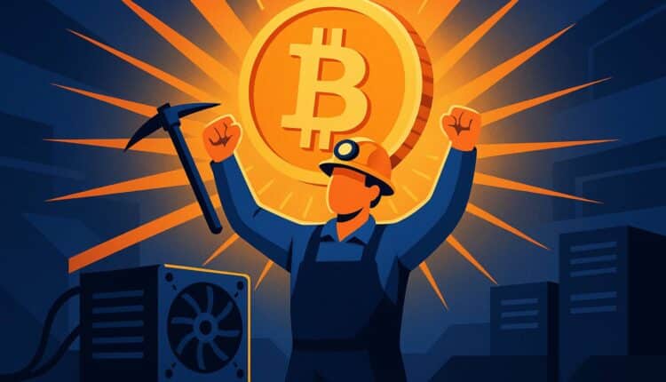 Samotny górnik bitcoina zgarnia wszystko! Setki tysięcy dolarów w kieszeni