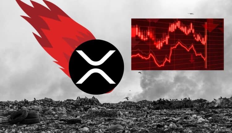 XRP jako spadająca gwiazda, zmierzająca na wysypisko.