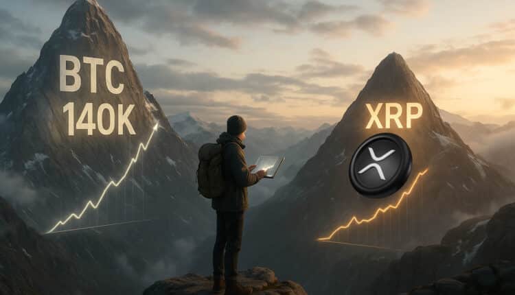 Czołowy badacz przewiduje dwucyfrową cenę XRP, jeśli Bitcoin osiągnie 140 tys. dolarów
