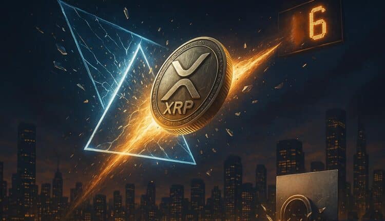 Hossa na XRP jeszcze się nie skończyła, jako że cena zmierza do 6 USD po rzadkim wybiciu z formacji trójkąta