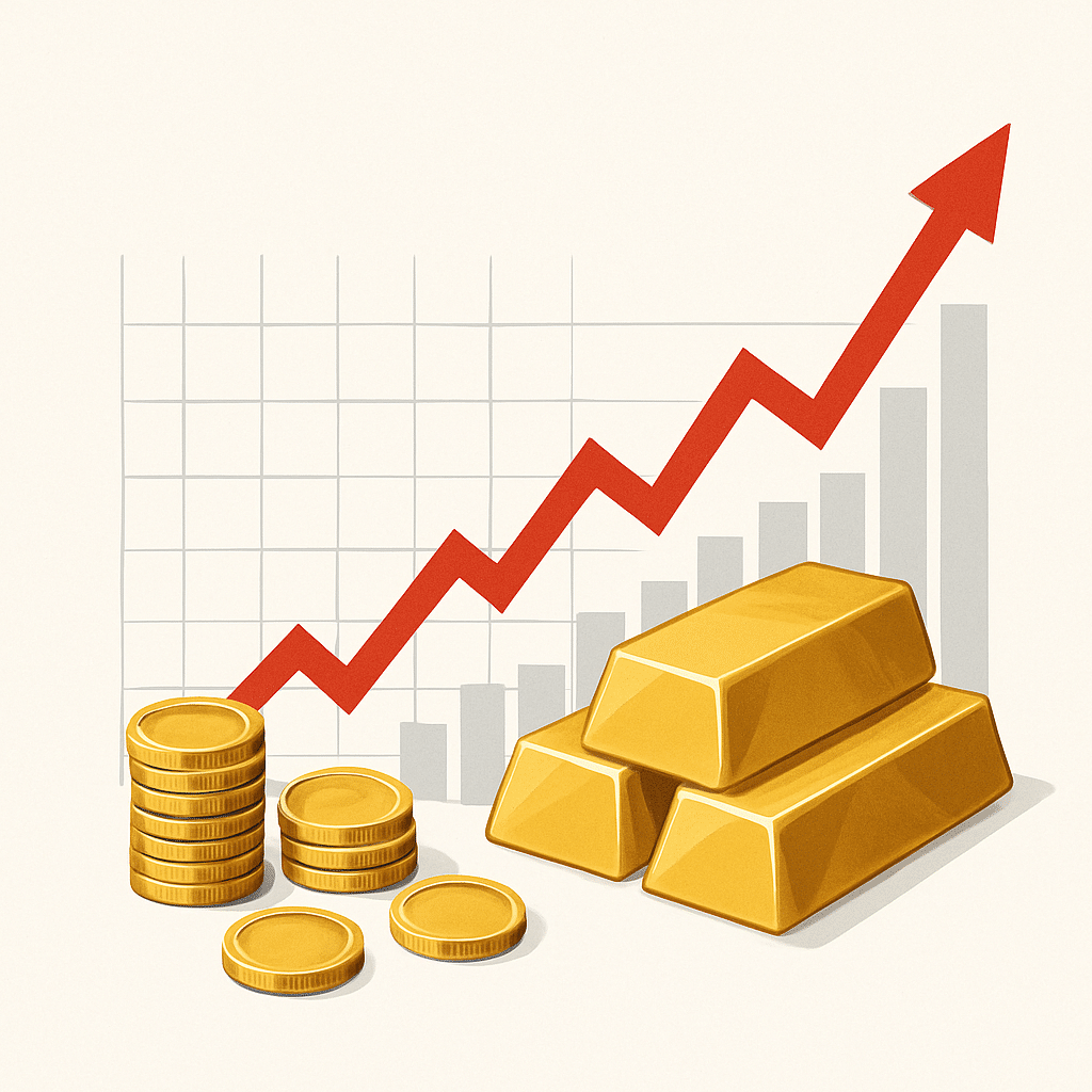 Spekulacyjne pozycje na rynku złota. Metale szlachetne