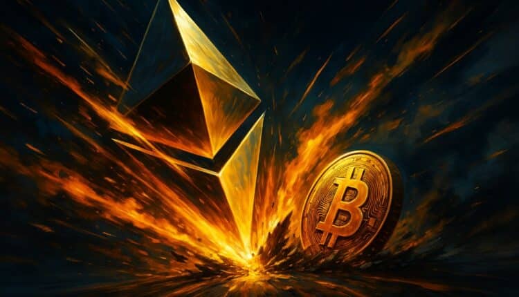 Ethereum rozjeżdża Bitcoin na Wall Street. Dziesięć razy więcej kapitału!