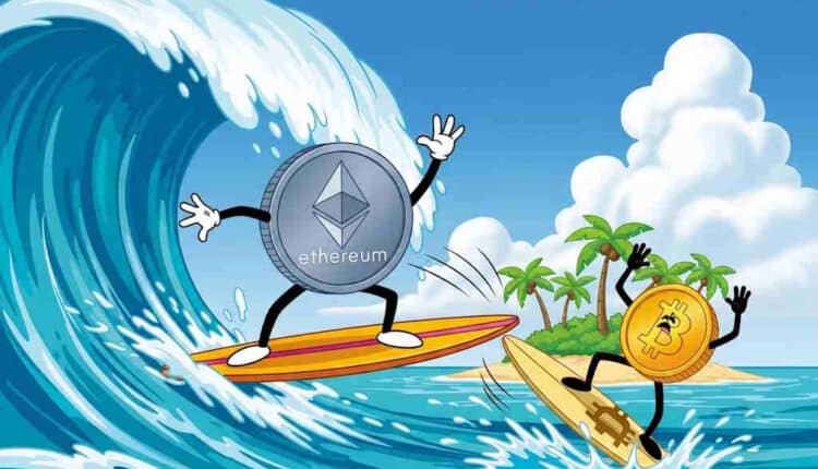 Ethereum deklasuje Bitcoina! Tyle napływów jeszcze nie było!