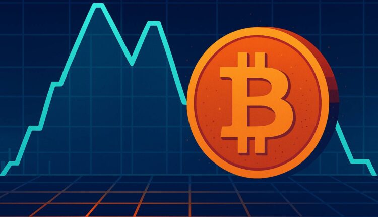 Kurs Bitcoina spada – wykres przypomina szczyt z 2021 roku