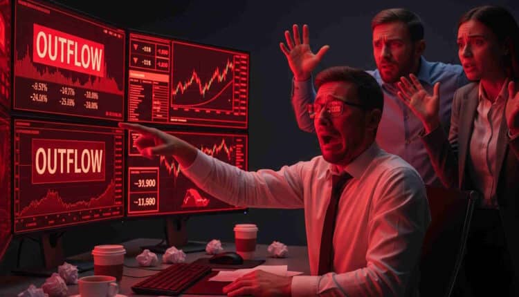Branża krypto w panice. Masakryczny odpływ środków z funduszy ETF!