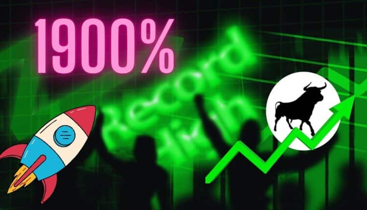 Ten altcoin notuje wzrost zainteresowania o 1900%! Wszyscy chcą go mieć. Kurs mocno w górę