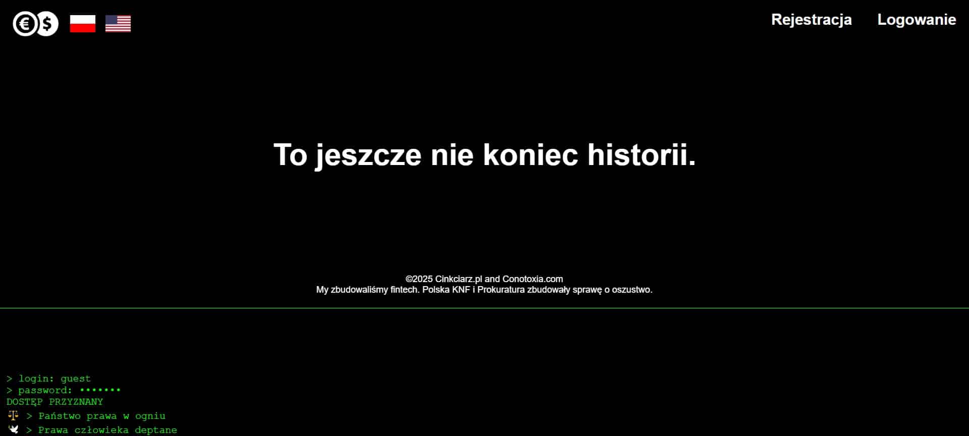 Dlaczego podejrzani w sprawie Cinkciarz.pl opuścili areszt? Mamy informacje z Prokuratury. Tymczasem strona kantoru… ponownie działa!