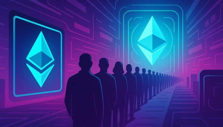 Chcesz zrealizować zyski z Ethereum? Musisz ustawić się w kolejce. Teraz trzeba poczekać aż 45 dni