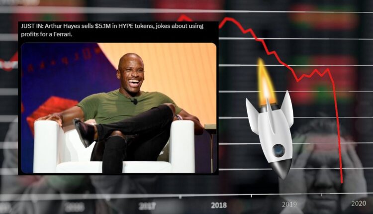 Arthur Hayes wszystkich oszukał? Zapowiadał 126-krotny wzrost, a teraz masowo sprzedaje. Tłumaczenie zwala z nóg