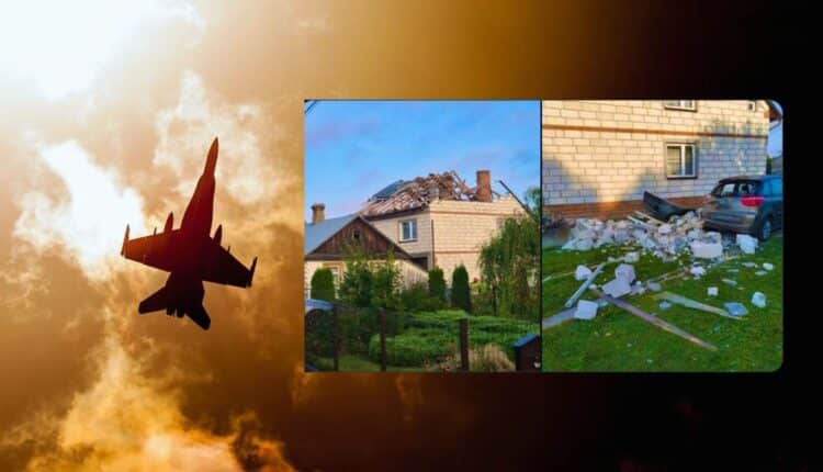 W dom w Wyrykach nie uderzył dron?! Prokuratura mówi o „niezidentyfikowanym obiekcie latającym”