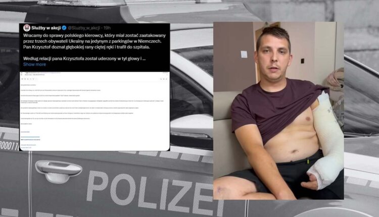 Trzech obywateli Ukrainy okaleczyło polskiego kierowcę? Niemiecka policja potwierdza zdarzenie