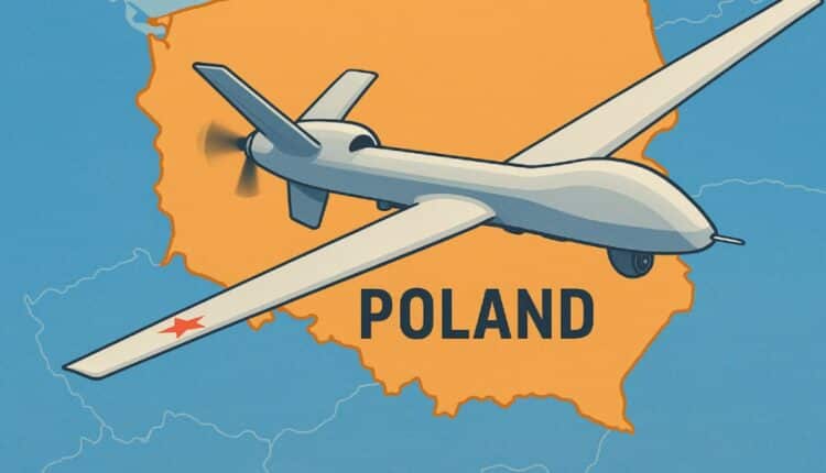 Zachodnia prasa komentuje rosyjskie drony nad Polską. „Akt agresji”, „poważna prowokacja”, „historyczny moment”