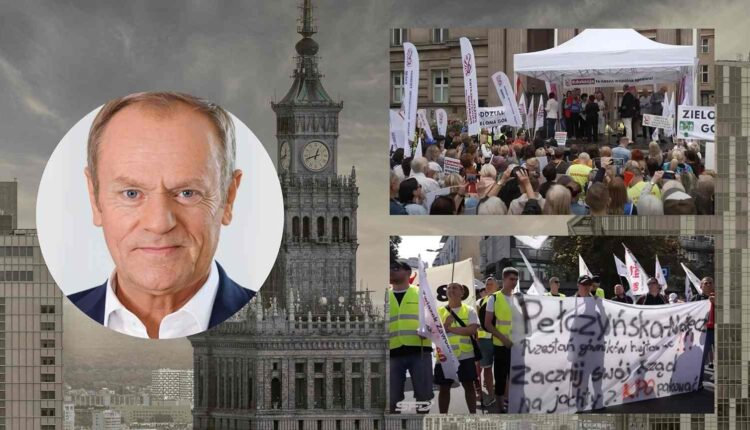 Postulowali 12% podwyżki, a dostaną 3%. Budżetówka wysadzi rząd? Niezadowolonych jest więcej, a premier w doskonałym nastroju